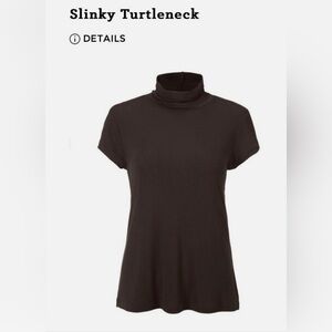 cabi Slinky Turtleneck (Dark Brown)